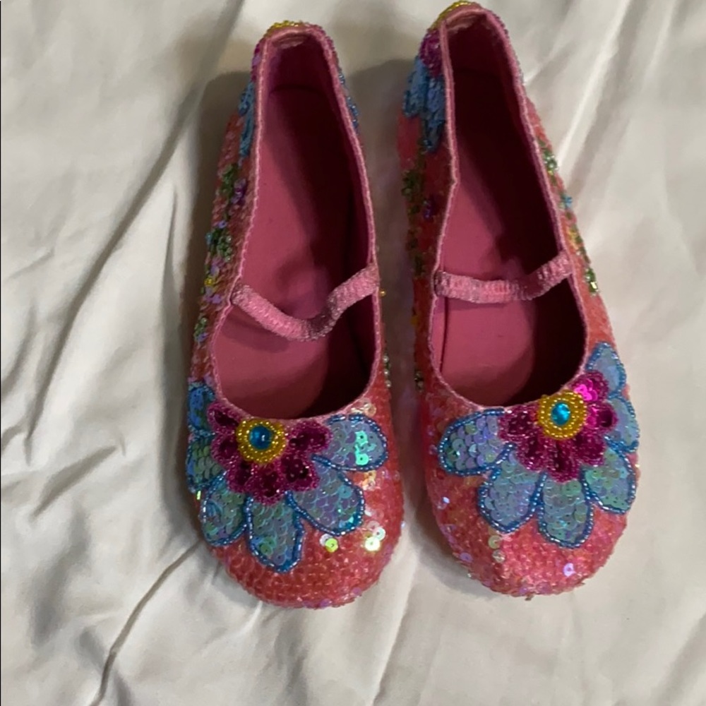Fairy Dreams Sequined Shoes Girls Size 11